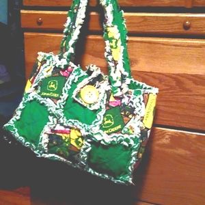 Handmade John Deere quilted bag